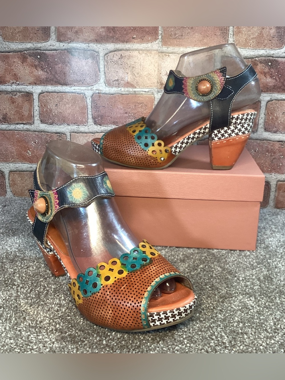 L’Artiste by Spring Step Jive Womens Platform sandals size 38 eu size 7.5 us